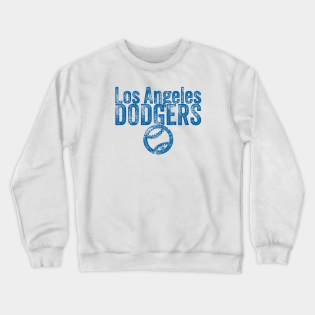 DODGERS Baseball Weathered Crewneck Sweatshirt by Throwzack